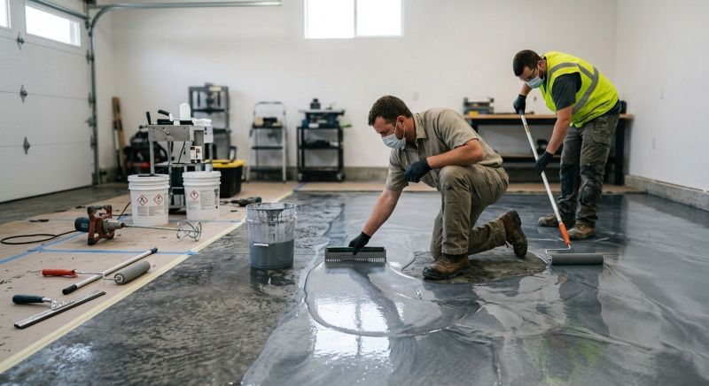 Floor Epoxy Service in Charlotte, NC