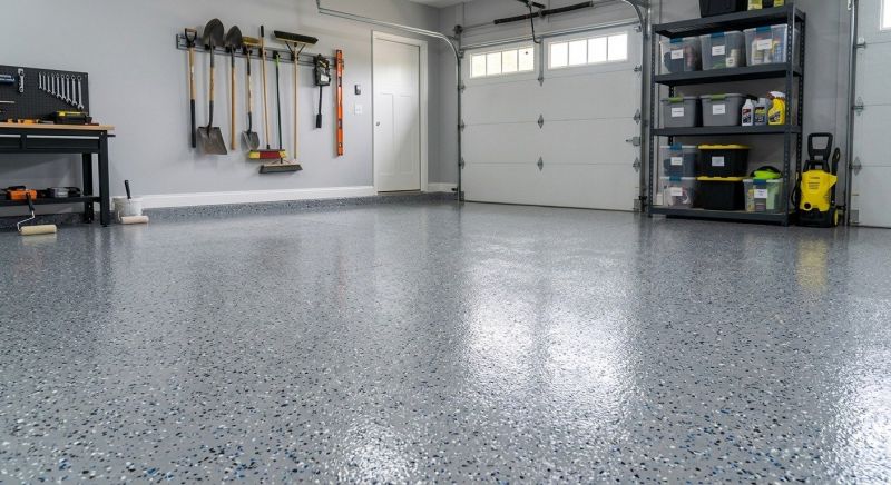 Garage Floor Staining in Charlotte, NC