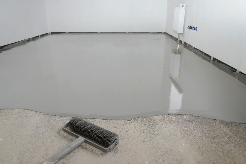 Speckled Garage Floor Painting in Greenville, SC