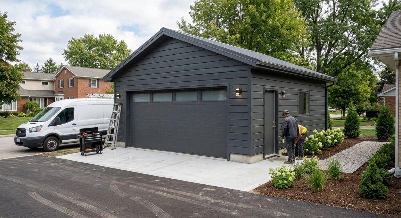 Wood Garage Installation in Naples, FL